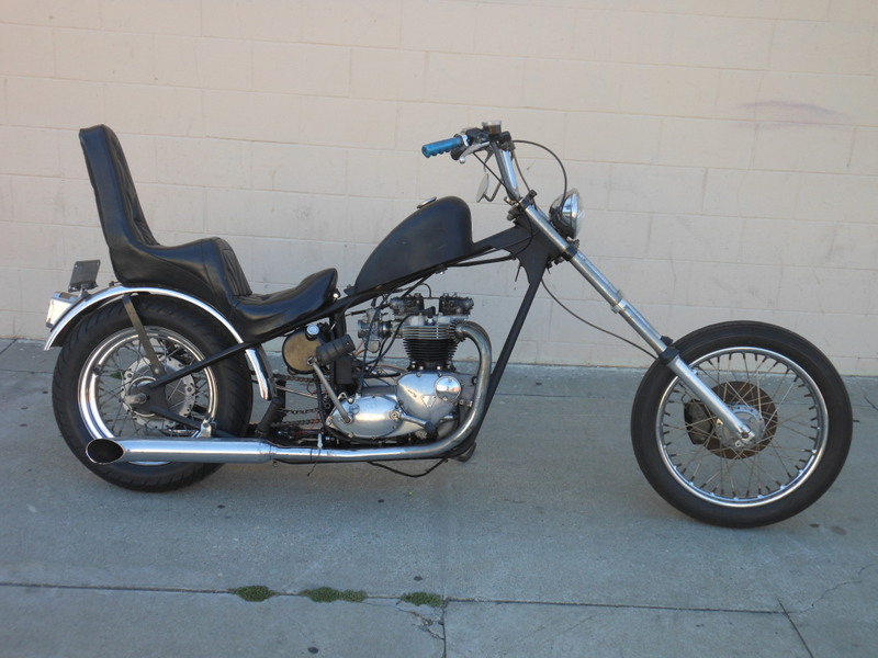 1968 fashion triumph bonneville chopper